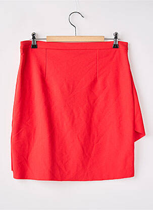 Jupe courte coupe droite rouge STREET ONE femme