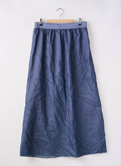 Jupe longue bleu BELLITA pour femme