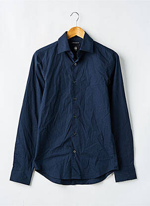 Chemisier coupe cintrée manches longues bleu G STAR femme