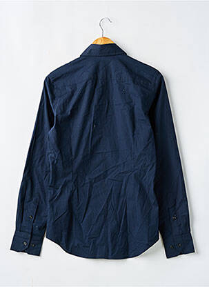 Chemisier coupe cintrée manches longues bleu G STAR femme