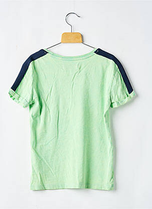 T-shirt stretch manches courtes vert STIEN EDLUND garçon