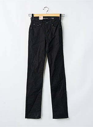 Jeans coupe droite taille haute taille haute noir LEVI'S femme