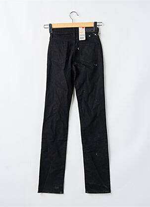 Jeans coupe droite taille haute taille haute noir LEVI'S femme