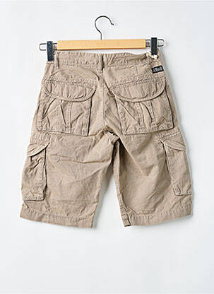 Bermuda multipoches taille normale marron BRUCE & BUTLER  homme