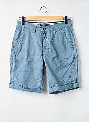 Short tissage popeline taille normale bleu BRUCE & BUTLER  homme
