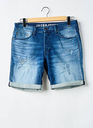 Bermuda tissage denim taille normale bleu JACK & JONES homme
