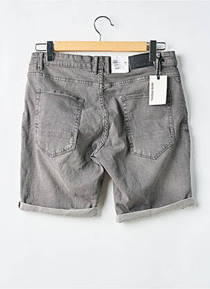 Bermuda tissage denim taille normale gris SHINE ORIGINAL homme