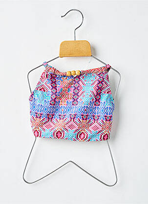 Haut de maillot de bain stretch bleu SHIWI fille