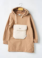 Robe mi-longue marron PINATA PUM pour fille seconde vue