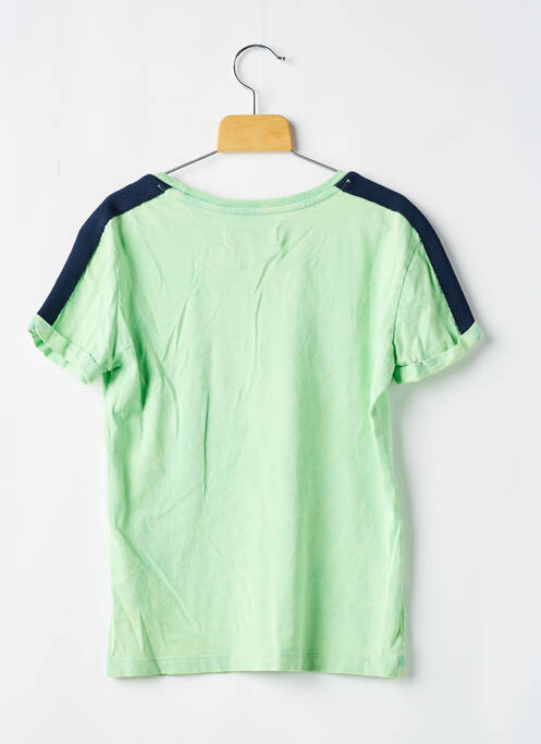 T-shirt stretch manches courtes vert STIEN EDLUND garcon