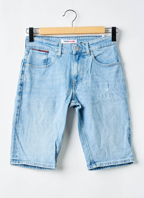 Bermuda stretch taille normale bleu TOMMY HILFIGER homme