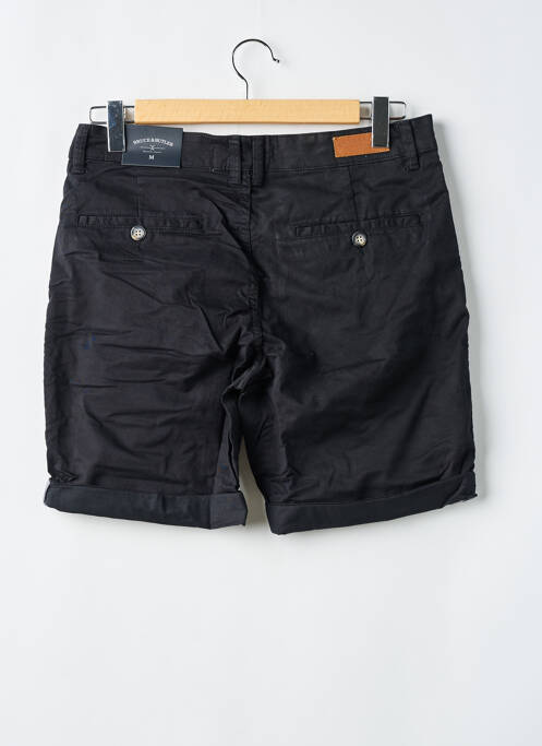 Short tissage popeline taille normale noir BRUCE & BUTLER  homme
