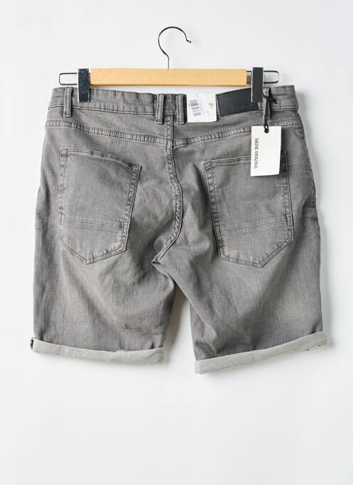 Bermuda stretch taille normale gris SHINE ORIGINAL homme