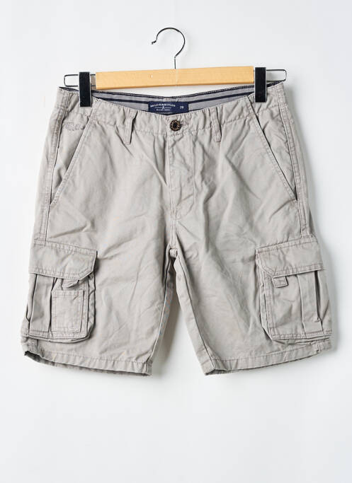 Bermuda gris BRUCE & BUTLER  pour homme