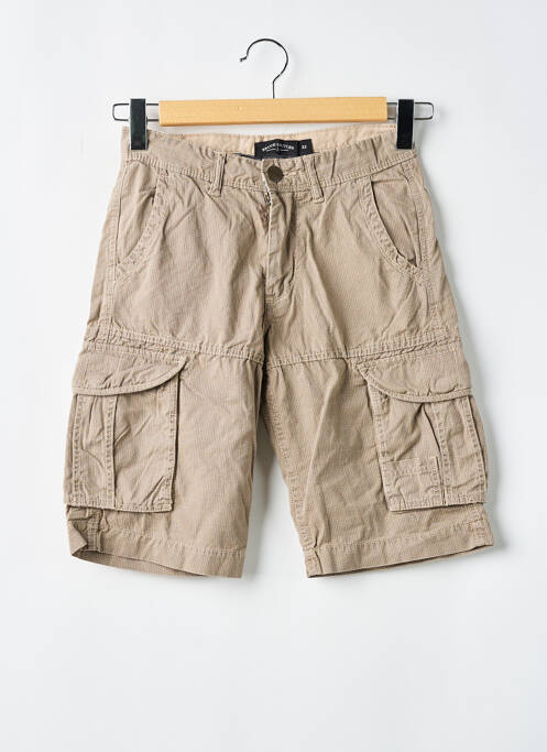 Bermuda marron BRUCE & BUTLER  pour homme