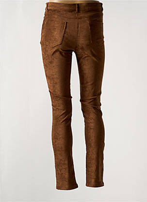 Pantalon slim stretch marron DIANE LAURY femme
