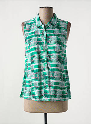 Chemisier vert THALASSA pour femme