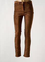 Pantalon slim marron DIANE LAURY pour femme seconde vue