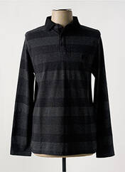 Polo noir RITCHIE pour homme seconde vue
