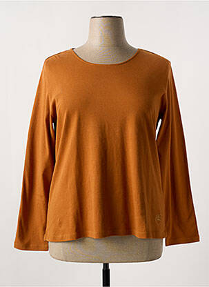 T-shirt marron AGATHE & LOUISE pour femme