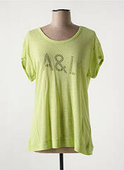 T-shirt vert AGATHE & LOUISE pour femme seconde vue