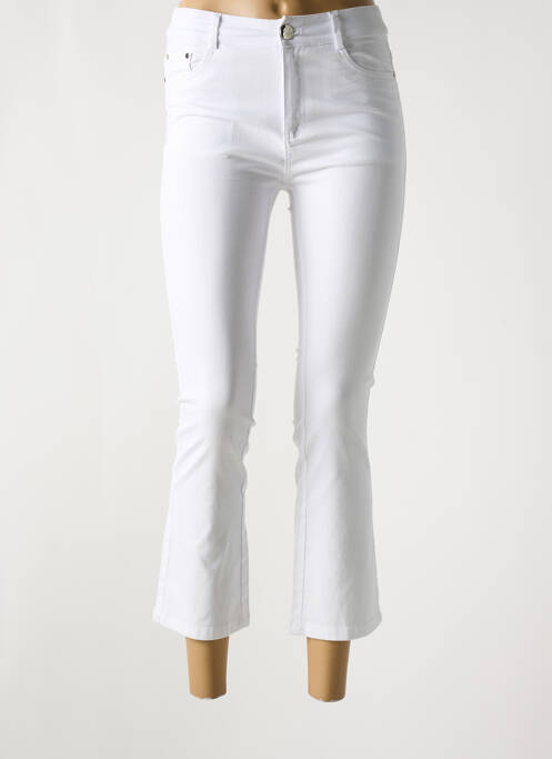 Pantalon 7/8 blanc TINTA pour femme