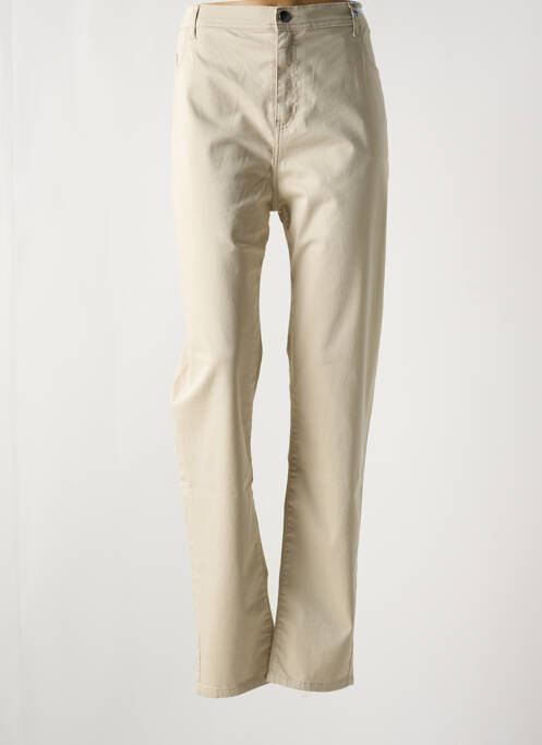 Pantalon droit beige IMPAQT pour femme