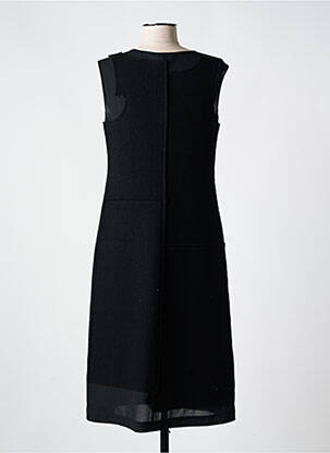 Robe mi-longue sans manche sans manche noir CREA CONCEPT femme