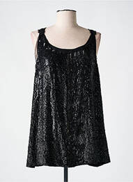 Top sans manche sans manche noir TWINSET femme