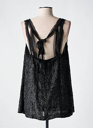 Top sans manche sans manche noir TWINSET femme
