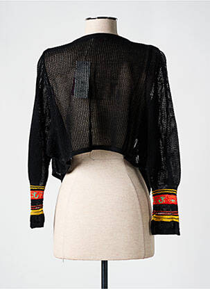 Gilet manches longues coupe cintrée noir CHACOK femme