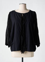 T-shirt manches longues manches longues noir TWINSET femme