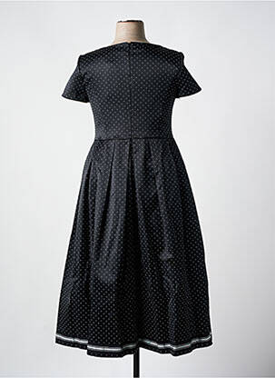 Robe longue manches courtes manches courtes noir TWINSET femme