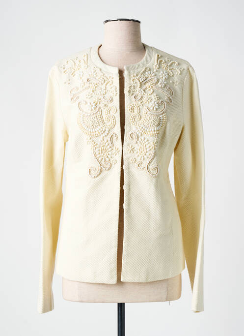 Veste casual col rond beige TWINSET femme