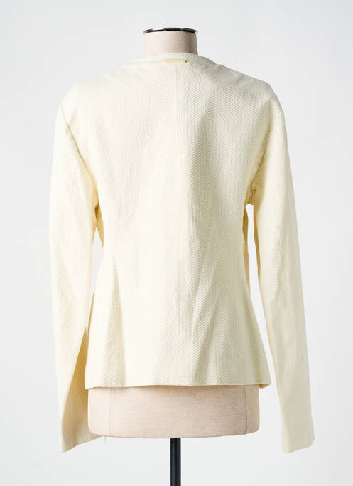 Veste casual col rond beige TWINSET femme