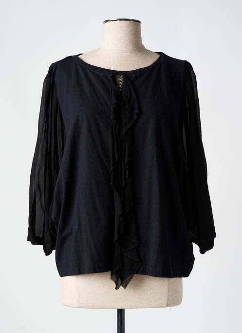 T-shirt manches longues manches longues noir TWINSET femme