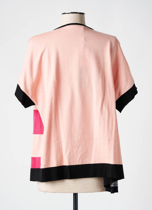 Gilet manches courtes orange PIANURASTUDIO pour femme