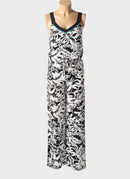 Combi-pantalon sans manche sans manche noir PROMISE femme