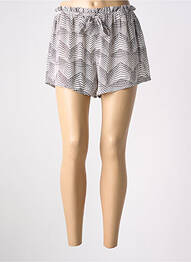Short taille élastique blanc SKINY femme