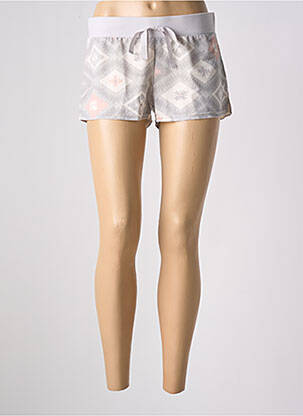 Short taille élastique gris LINGADORE femme
