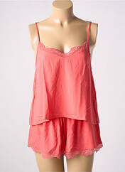 Pyjashort orange SKINY pour femme seconde vue