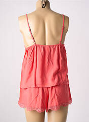 Pyjashort orange SKINY pour femme seconde vue