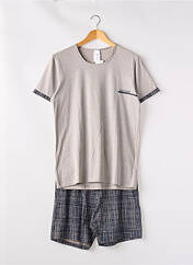 Pyjashort gris SKINY pour homme seconde vue