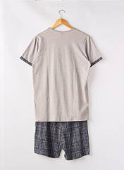 Pyjashort gris SKINY pour homme seconde vue