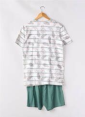 Pyjashort vert SKINY pour homme seconde vue