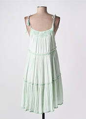 Robe mi-longue vert YAATRA pour femme seconde vue
