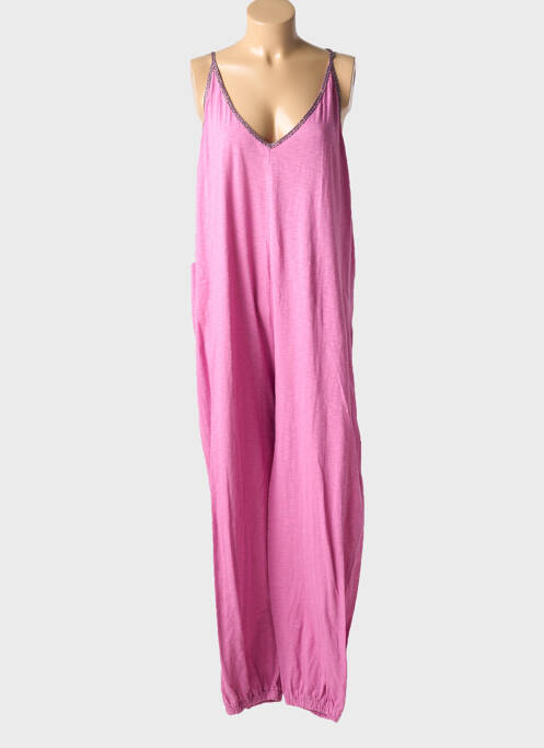 Combi-pantalon sans manche sans manche rose MON ANGE LOUISE femme