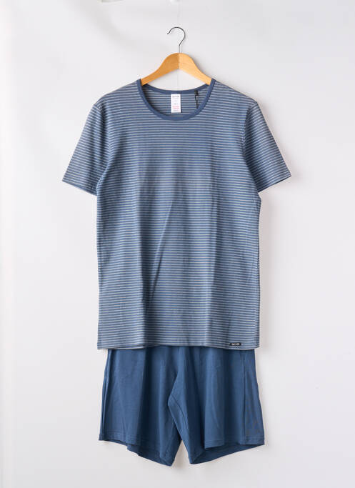 Pyjashort bleu SKINY pour homme