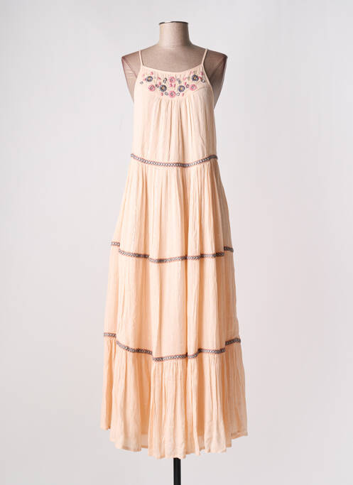 Robe longue rose YAATRA pour femme