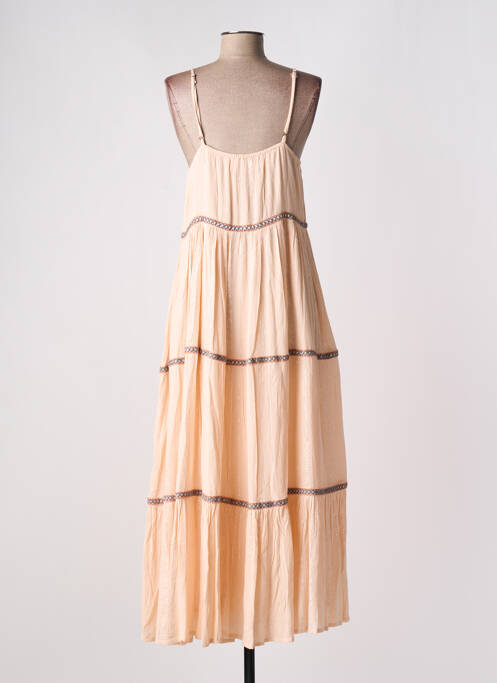 Robe longue rose YAATRA pour femme